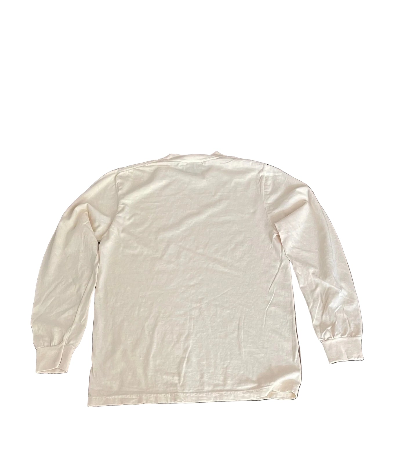 Self Caused - Cream & Red Long Sleeve