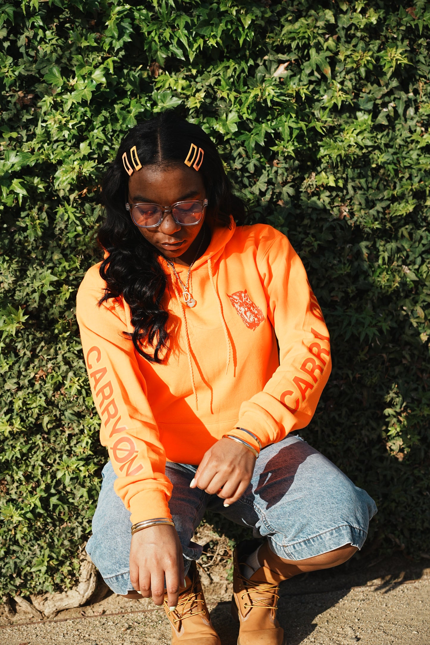 Forgotten Owl Hoodie Orange