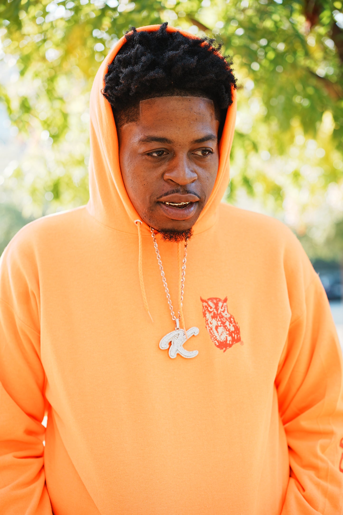 Forgotten Owl Hoodie Orange