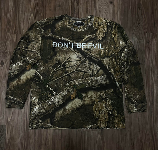 *PRE-ORDER*  DON'T BE EVIL Camo Long-Sleeve T-Shirt